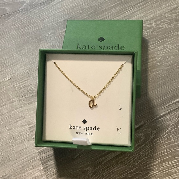 Kate spade one in a million “a” gold necklace - Picture 1 of 4